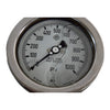 McDaniel Controls 0-1000 PSI Pressure Gauge 316SS Tube and Socket Liquid Filled
