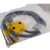 NEW Turck VB2-RS 4.4T-0.3/2RK 4T-0.3/0.3 Y-Splitter M12 Eurofast U0163-1