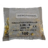 NEW Schneider Electric DZ5CE020UL Insulated Ferrules 14 AWG Yellow 100 PCS