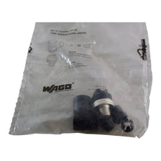 NEW Wago 756-9204/0040-0000 M12 Cable Plug 4 Pole Right Angle A-Coded IP67