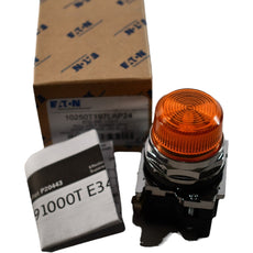 NEW Eaton 10250T197LAP24 Heavy Duty Indicating Light 24V Amber LED Pilot Light