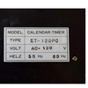 Sunao Electric ET-120PC Calendar Timer Box 120VAC 50/60Hz Industrial Controller