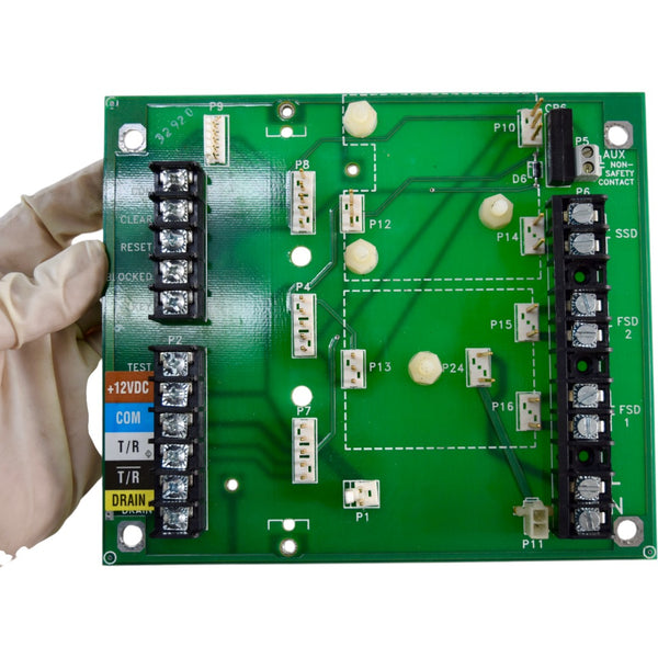 Edwards 3292-0 Fire Alarm Control Panel Interface PCB Terminal Board ...
