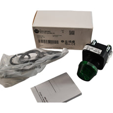 NEW Allen Bradley 800H-QR24G 30mm Pilot Light Green 24V AC/DC Full Voltage Type