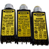 Lot of 3 REES 44700 Remote Press to Test Pilot Light 110V 120V Lamp 755 347 S