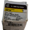 NEW GE P9XLBR C-2000 Pilot Light Round Plastic Body White Refracted Lens