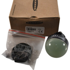 NEW Banner K50LGRYPQ 75671 50mm EZ-LIGHT 3-Color LED Indicator PNP M12 QD