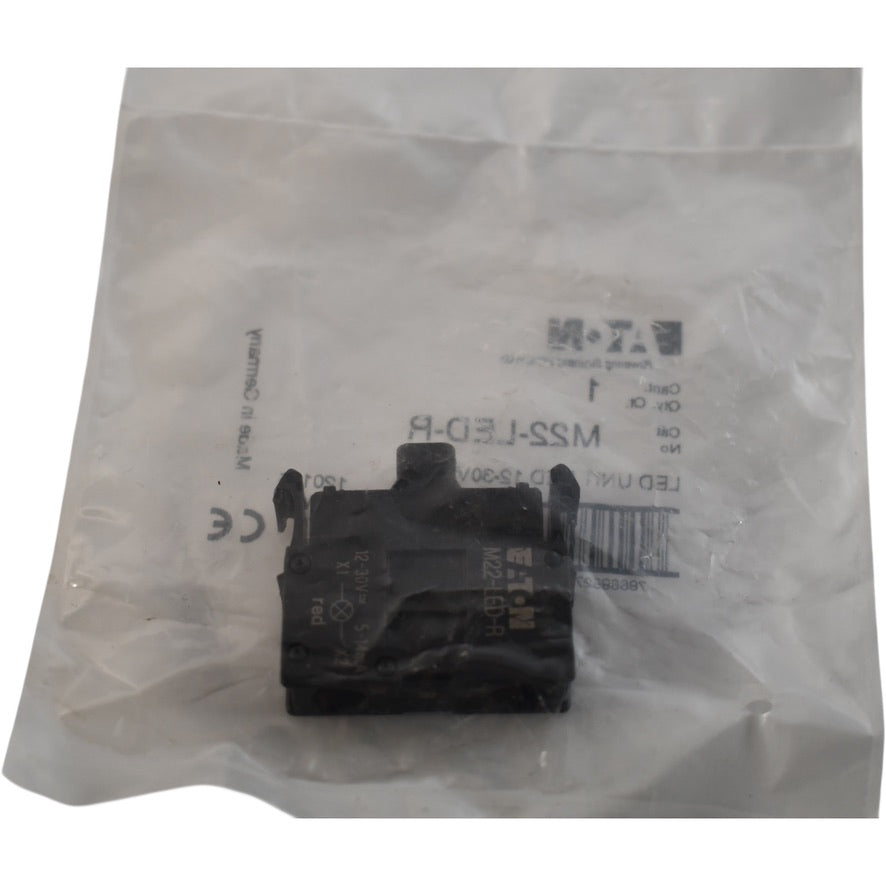 M22 Red Led NEW Eaton M22-LED-R Red LED Unit Light Module 12-30V AC/DC Front Mount ...