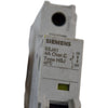 Siemens 5SJ4104-7HG40 Sentron 1-Pole 4A 240VAC 14kA Miniature Circuit Breaker