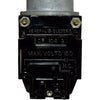 General Electric CR104G Contact Block 150V Max Heavy Duty Oiltight Pushbutton