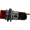 CMLW 5200-23 Red Indicator Light 1/4W 125V Panel Mount Pilot Lamp