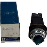 NEW Telemecanique XB3BK3333 Selector Switch 3-Position Green Illuminated 30mm
