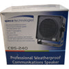 NEW Speco Technologies CBS-240 Weatherproof Marine Communications Speaker 5W