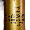 NEW Cornell Dubilier CC0128A Electrolytic Can Capacitor 120-200 MFD 150V NOS