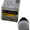 NEW GE P9XLBR C-2000 Pilot Light Round Plastic Body White Refracted Lens 22mm