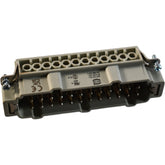 NEW Harting Han 24E-M-S 09330242611 24 Pin Male Insert Screw Terminal 16A 500V