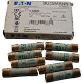 Pack of 8 NEW Eaton Bussmann C10M2 10x38mm 2A 500V Class aM Cartridge Fuses