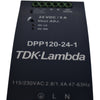 TDK Lambda DPP120-24-1 DIN Rail Power Supply 24VDC 5A 120W 115 230VAC Input
