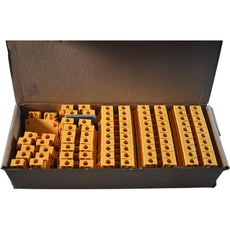Pack of 45 NEW ABB 1SNA195118R1200 M6/8.V0 Orange Terminal Block