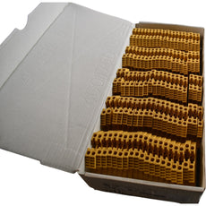 Pack of 100 NEW Allen-Bradley 1492-J4-Y IEC Terminal Block 35A Yellow