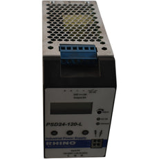 Automation Direct Rhino PSD24-120-L 24VDC 5A 120W Industrial Power Supply LCD