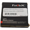 NEW Fotodiox NIK-EOS Lens Mount Adapter Nikon F Nikkor Lens to Canon EOS EF EF-S