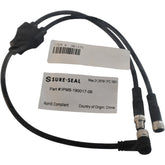 NEW Sure-Seal IPM8-190017-06 M8 6-Pin Female to Dual M8 Female Y-Splitter Cable