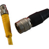 NEW Banner Engineering 901457 M12 Female to 5-Pin M12 Male Machine Vision Cable