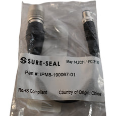 NEW Sure-Seal IPM8-190067-01 M8 Connector Circular Cable Assembly IP67