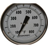 NEW Ashcroft 50 EI 60 E 060 100/800F Bimetal Thermometer 5'' Dial 6'' Stem
