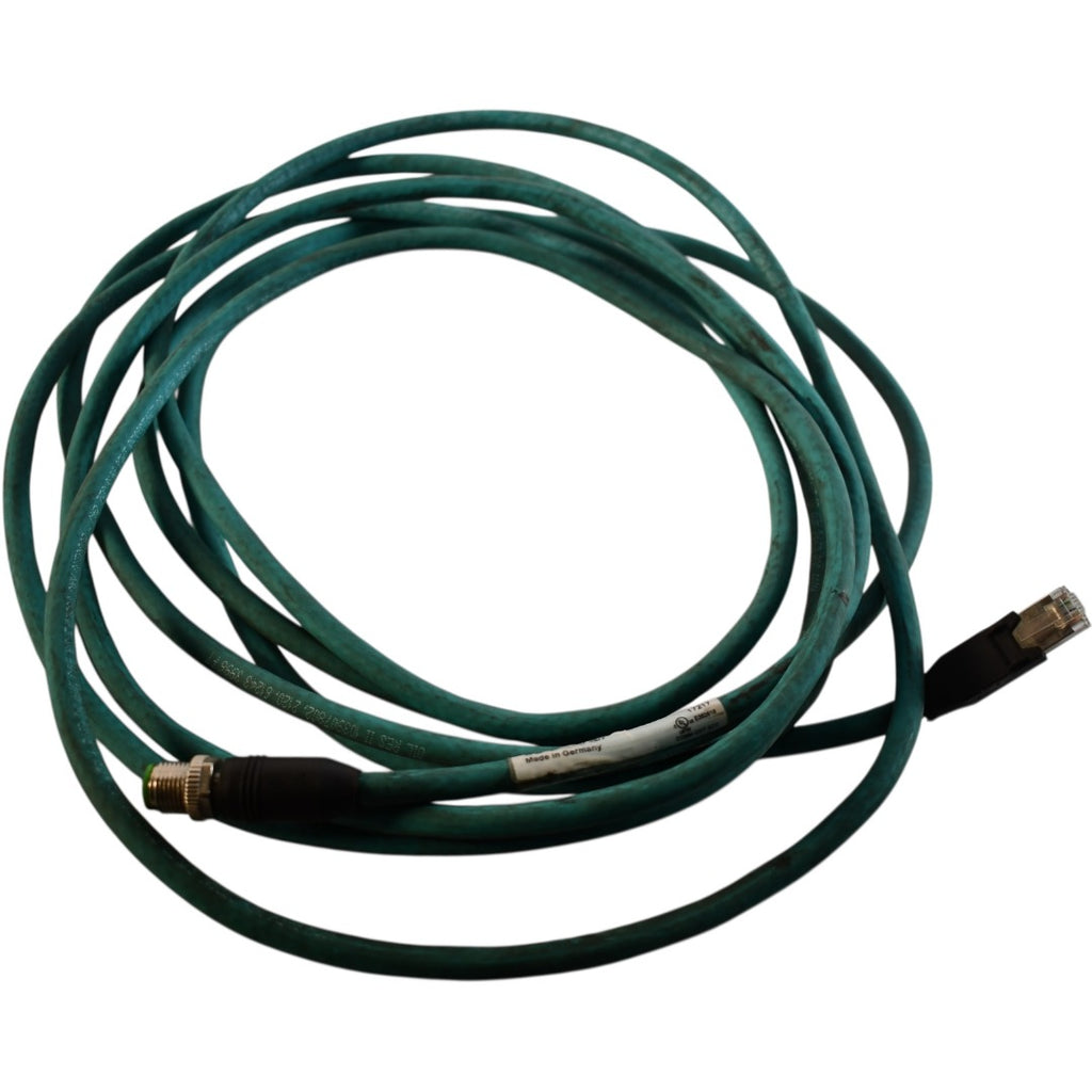 Cod Cable Murrelektronik 7700-51101-S4X0500 Cat6a Ethernet Cable M12 X-Cod to RJ ...
