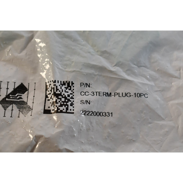Pack of 10 NEW Teknic CC-3TERM-PLUG-10PC 3-Position Terminal Block Plu ...