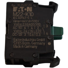 NEW Eaton M22-K10 Contact Block 1NO Screw Terminal RMQ-Titan 6A 500V