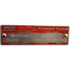 SOR Static O Ring Pressure Switch 12NN-K4-N4-B1A 0.5-6 PSI 200 Over 400 Proof