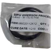 NEW Emerson Process M6020112X12 O-Ring 36.17x2.62 FKM 2 Pack