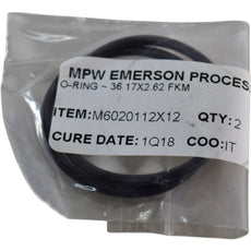 NEW Emerson Process M6020112X12 O-Ring 36.17x2.62 FKM 2 Pack