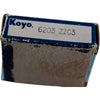 NEW Koyo 6203 ZZC3 Deep Groove Ball Bearing 17x40x12mm Metal Shielded