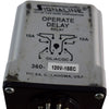 Signaline 360-120V-1SEC Operate Delay Relay 120V AC DC 10A 8 PIN DPDT
