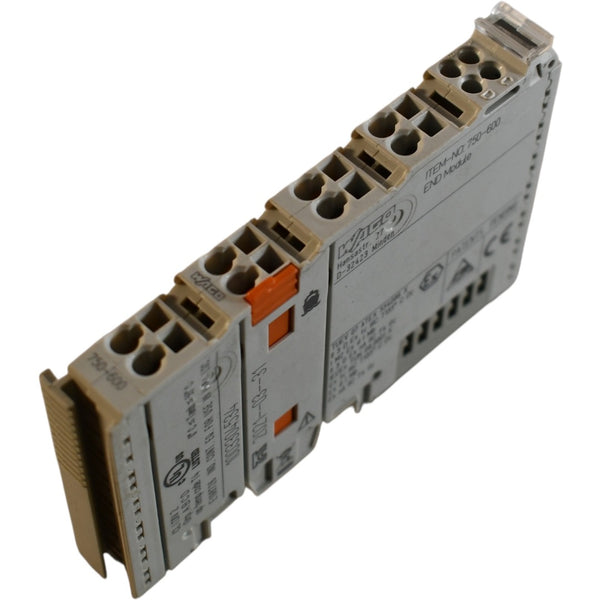 WAGO 750-600 PLC End Module 750 Series I/O System Termination Terminal ...