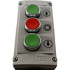 NEW BACO LBX30430 224235 3 Button 22mm Control Station Green Red Green IP66