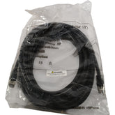 NEW Category 6a Patch Cord SFTP 15ft Black 100% Copper Wire Shielded 10G