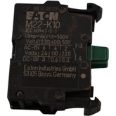 NEW Eaton M22-K10 Contact Block 1NO Normally Open RMQ-Titan 22.5mm Screw Term