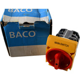 NEW BACO PR 40 HB04IJ8DC 200764 Cam Switch 63A IP65 Rotary Selector 600VAC