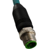 NEW Murrelektronik 7700-44711-S4U0750 M12 Male D-Code to RJ45 Cat5e Cable 7.5m