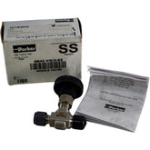 NEW Parker 4M4Z-V4LN-SS Needle Valve 1/4 MNPT x 1/4 CPI Stainless Steel 5000 PSI