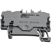 NEW WAGO 2202-1301 TOPJOB S 3-Conductor Through Terminal Block Gray 22-12 AWG