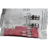 Pack of 9 NEW WAGO 859-402/000-005 TOPJOB S Jumper Bar Red 2-Way Insulated