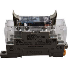 NEW Omron P7SA-10F-ND DC24V Relay Socket with G7SA-3A1B Safety Relay