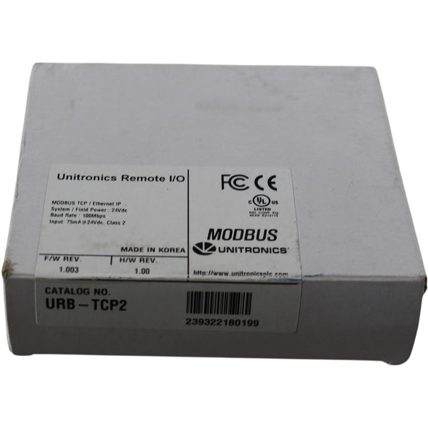NEW Unitronics URB-TCP2 Remote I/O Ethernet Adapter Modbus TCP IP UniS ...