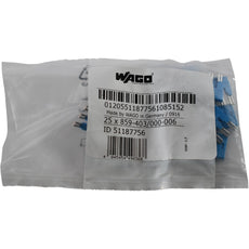Pack of 14 NEW WAGO 859-403/000-006 TOPJOB S Jumper Bar Blue 3-Way Insulated
